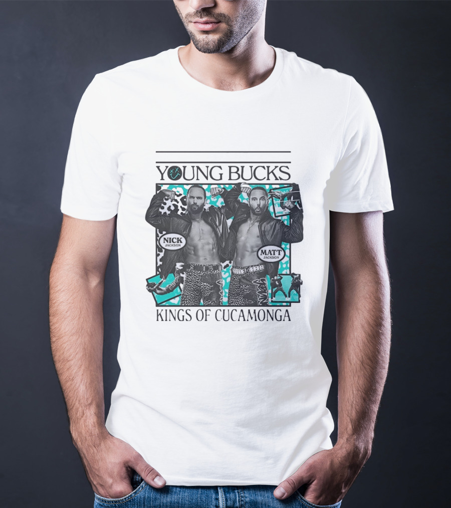 Young Bucks Nick Jackson Matt Jackson Kings Of Cucamonga T-Shirt