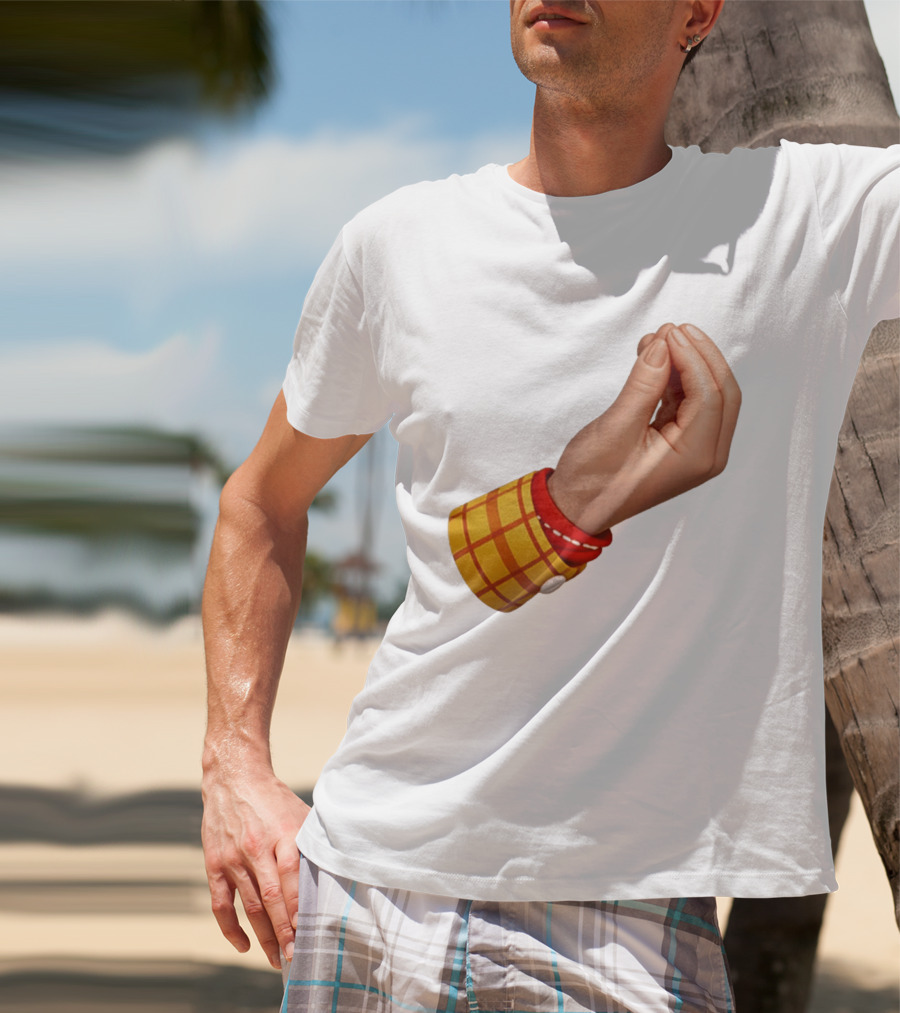 Woody's Italian Hand Gesture Pixar Character Sleeve T-Shirt