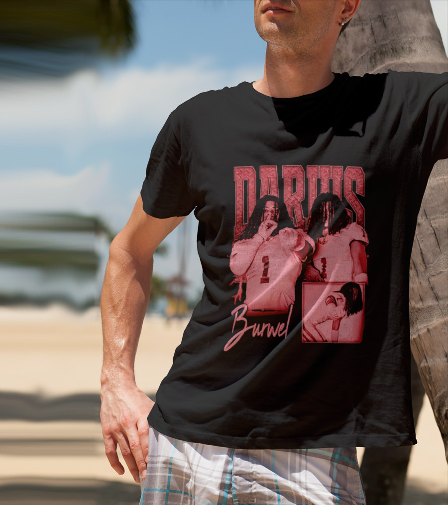 Darius Burwell Football Player Athlete Sports Number 1 T-Shirt
