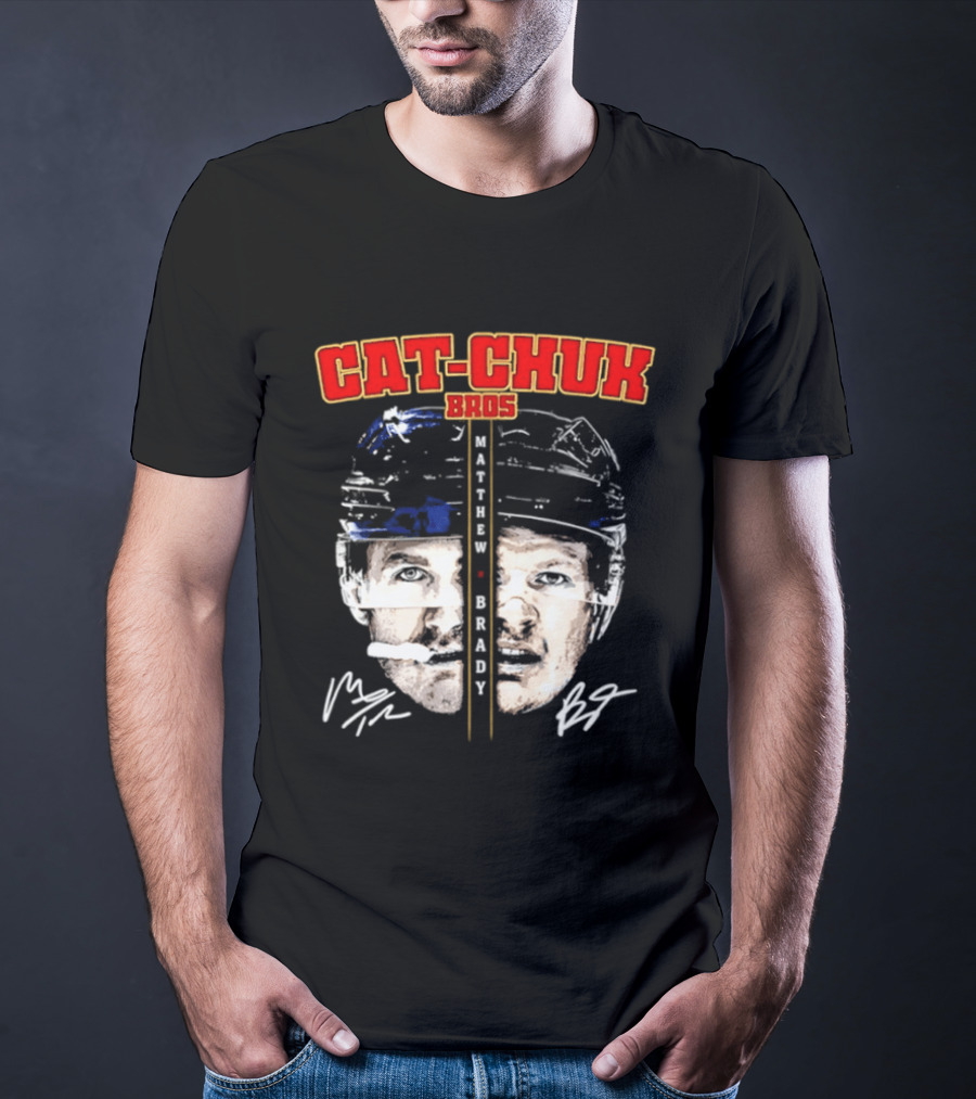 Florida Cat Chuk Bros Matthew Brady Tkachuk Signatures T-Shirt
