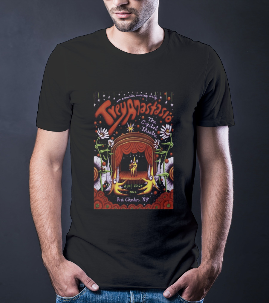 An Acoustic Evening With Trey Anastasio The Capitol Theatre June 23 24 2026 Port Chester NY T-Shirt