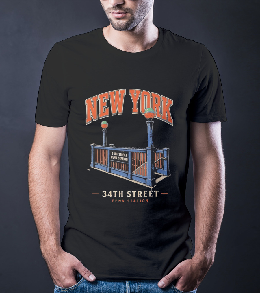 New York 34th Street Penn Station Subway Entrance T-Shirt