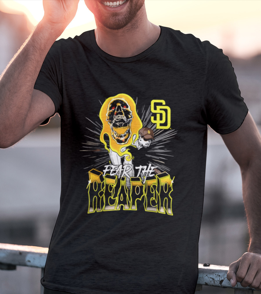 San Diego Padres Fear The Reaper Mason Miller SD Baseball T-Shirt