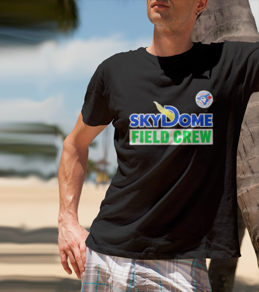 Toronto Blue Jays SkyDome Field Crew Retro Baseball Fan T-Shirt