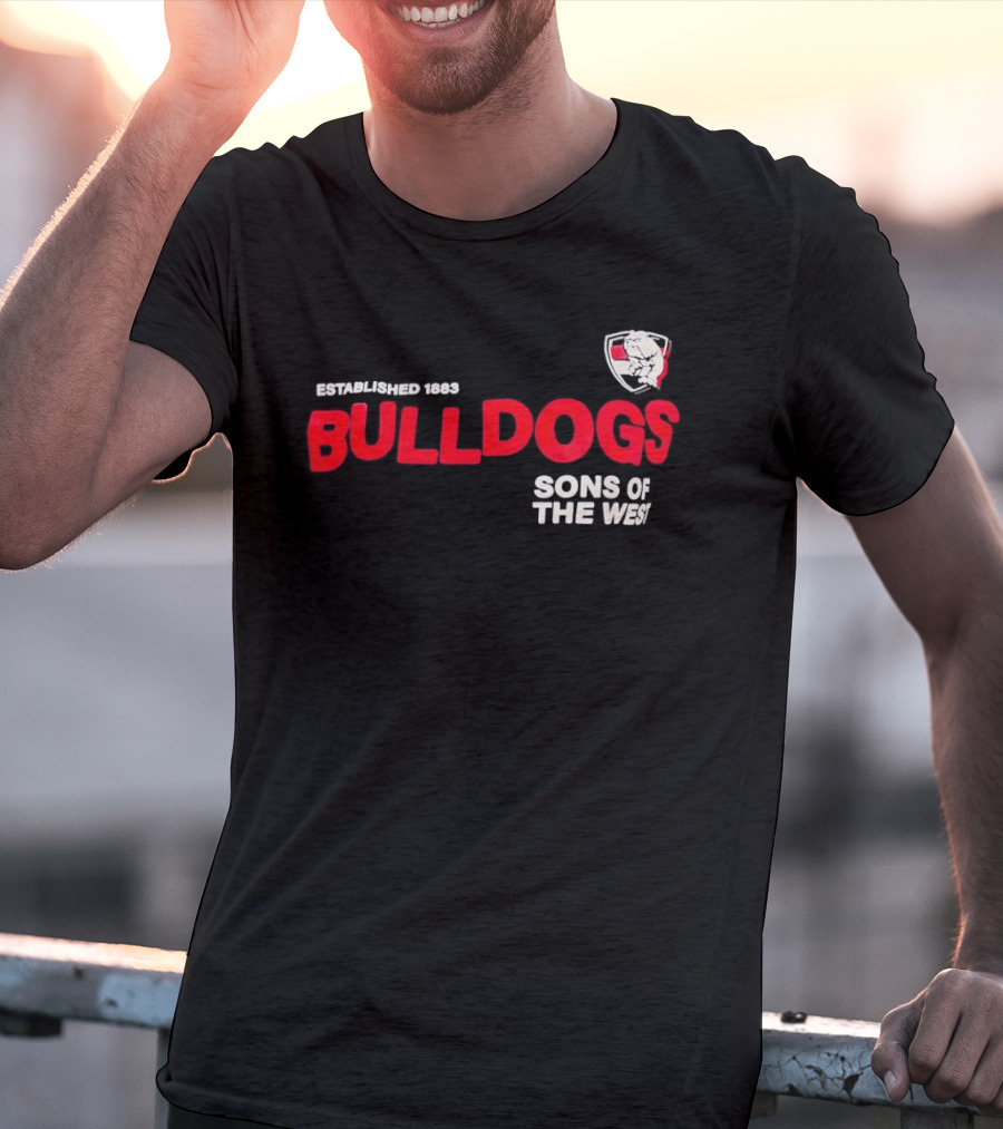 Western Bulldogs Established 1883 Sons Of The West T-Shirt