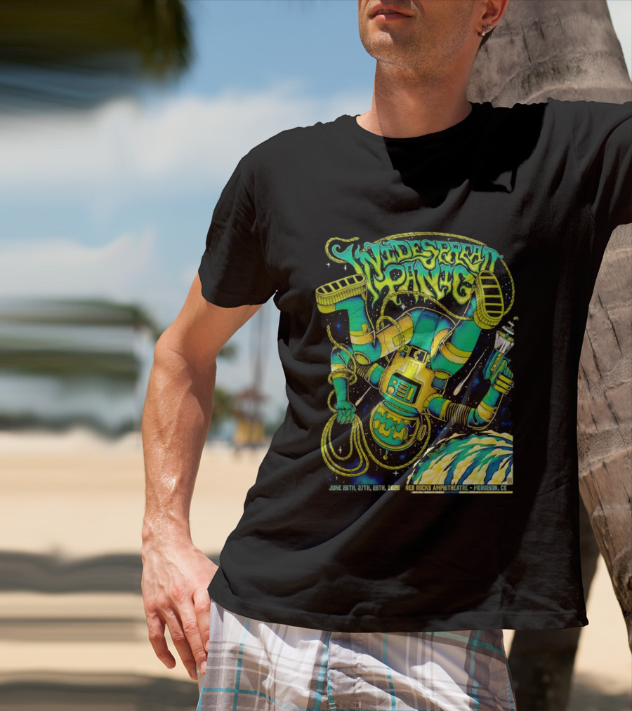 Widespread Panic Astronaut June 26 28 2026 Red Rocks Amphitheatre Morrison CO T-Shirt
