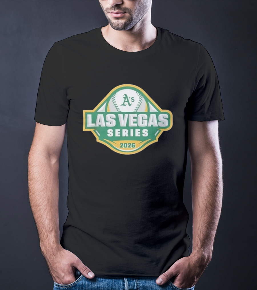 Oakland Athletics A's Las Vegas Series 2026 Green MLB Baseball T-Shirt