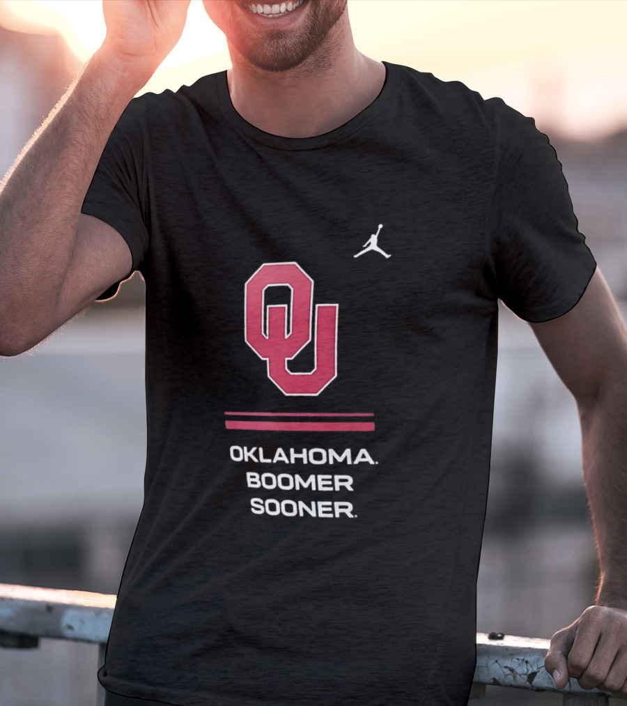Oklahoma Sooners OU Boomer Jumpman T-Shirt