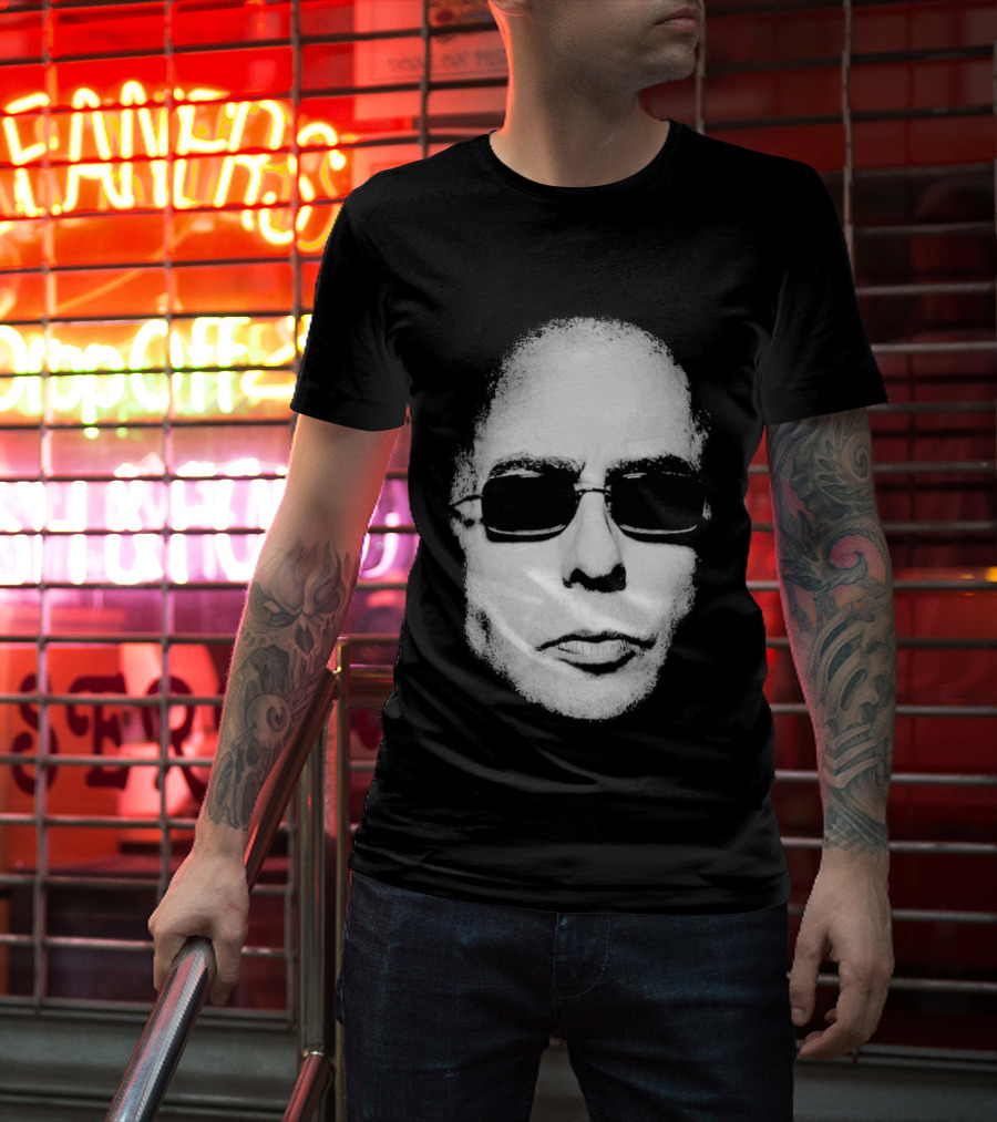 Indio Solari Redonditos De Ricota Bald Sunglasses Face T-Shirt