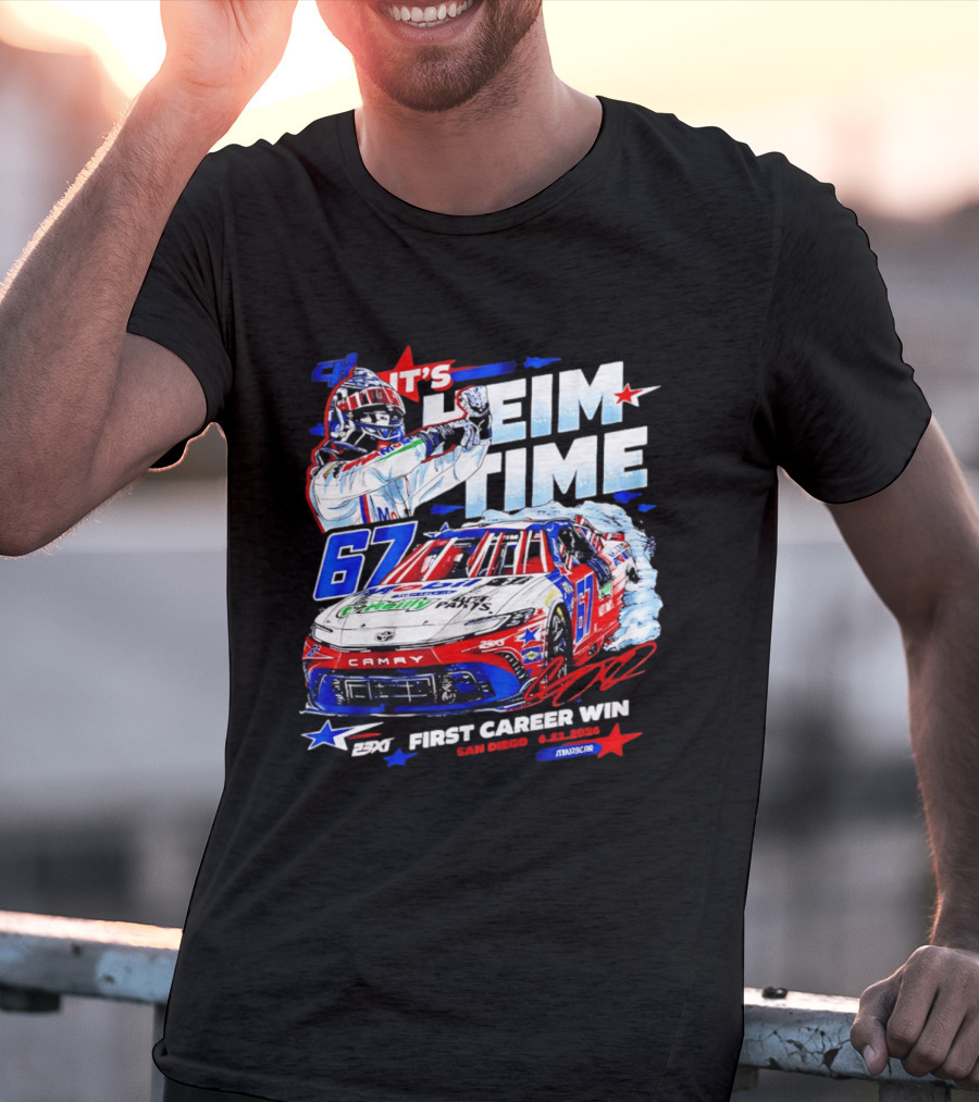 It's Heim Time 67 First Career Win San Diego 2023 NASCAR T-Shirt