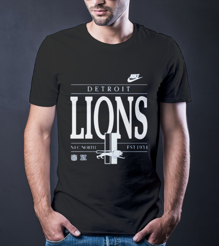 Nike Detroit Lions NFC North Est 1934 NFL T-Shirt