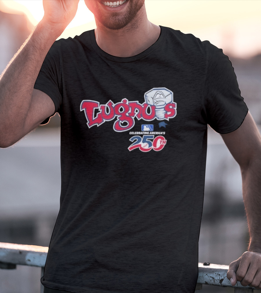 Lansing Lugnuts MiLB Baseball America's 250th Anniversary Celebration T-Shirt