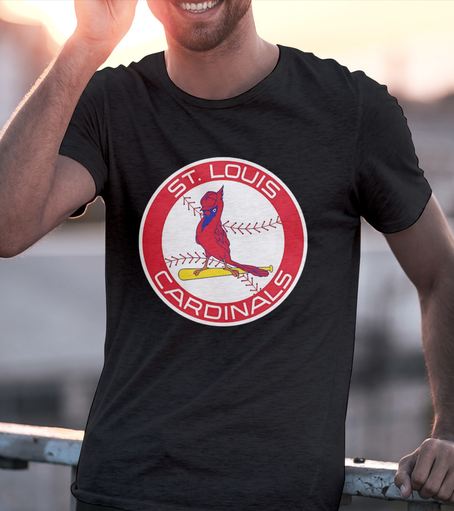 St. Louis Cardinals 2026 Baseball Bird Bat Red Circle T-Shirt