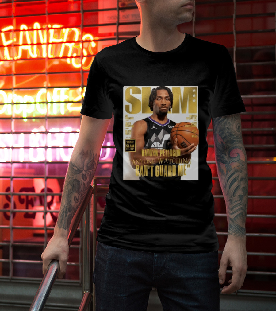 SLAM Gold Darryn Peterson Anyone Ing Can't Guard Me T-Shirt