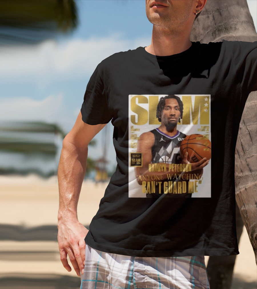 SLAM Gold Darryn Peterson Anyone Ing Can't Guard Me T-Shirt