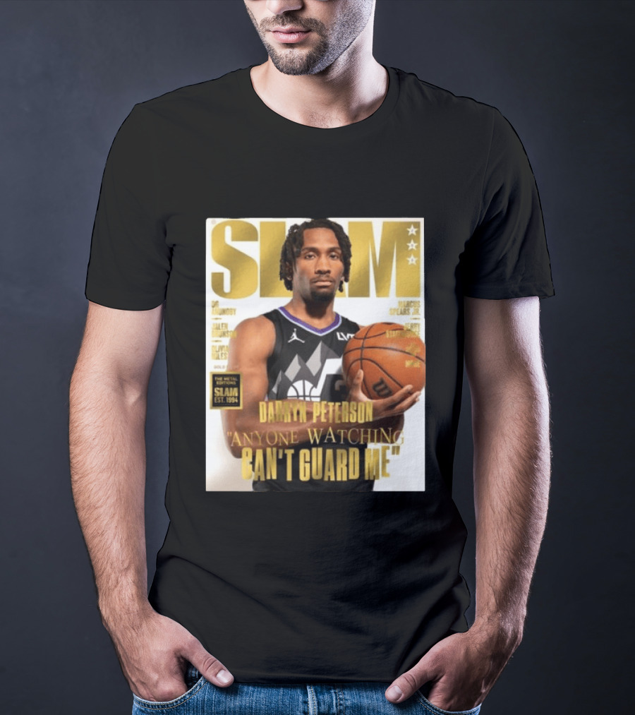 SLAM Gold Darryn Peterson Anyone Ing Can't Guard Me T-Shirt
