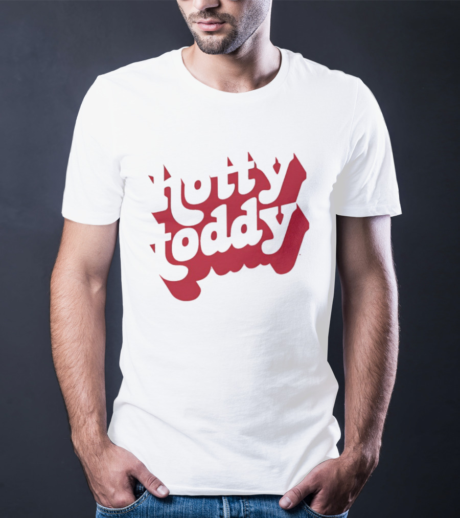 Hotty Toddy Text Art With Distinctive Red Lettering T-Shirt