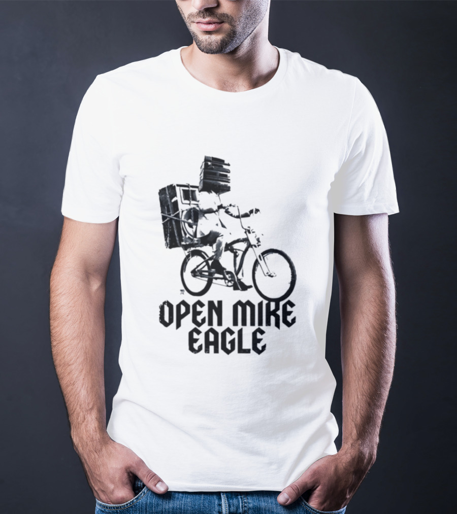 Open Mike Eagle Bicycle Art Hip Hop Alternative Rap T-Shirt