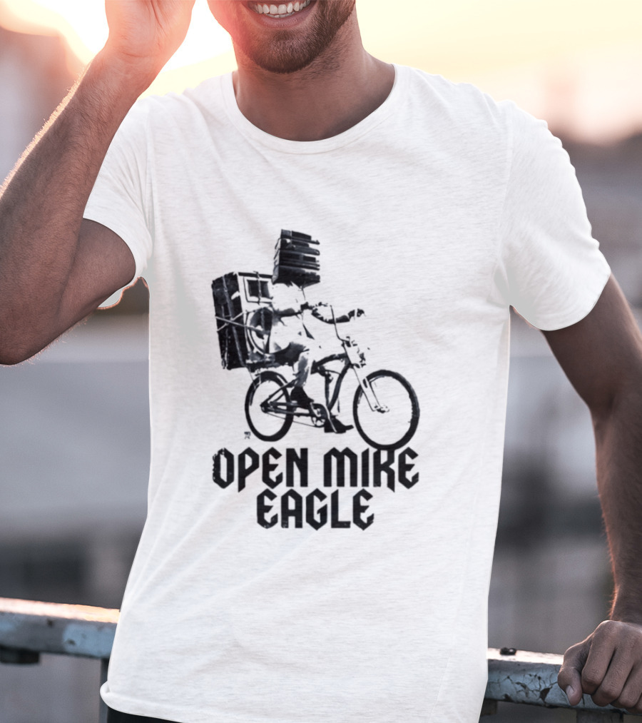 Open Mike Eagle Bicycle Art Hip Hop Alternative Rap T-Shirt