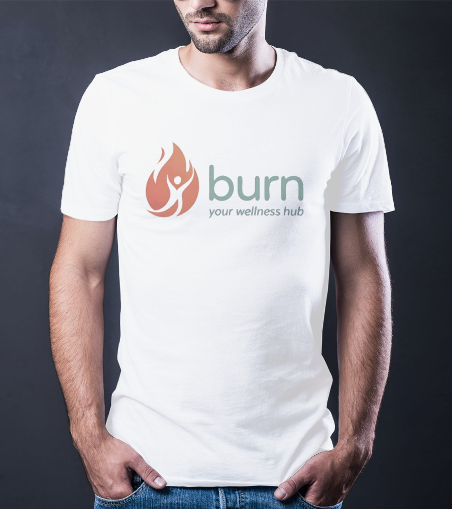 Burn Your Wellness Hub Flame T-Shirt