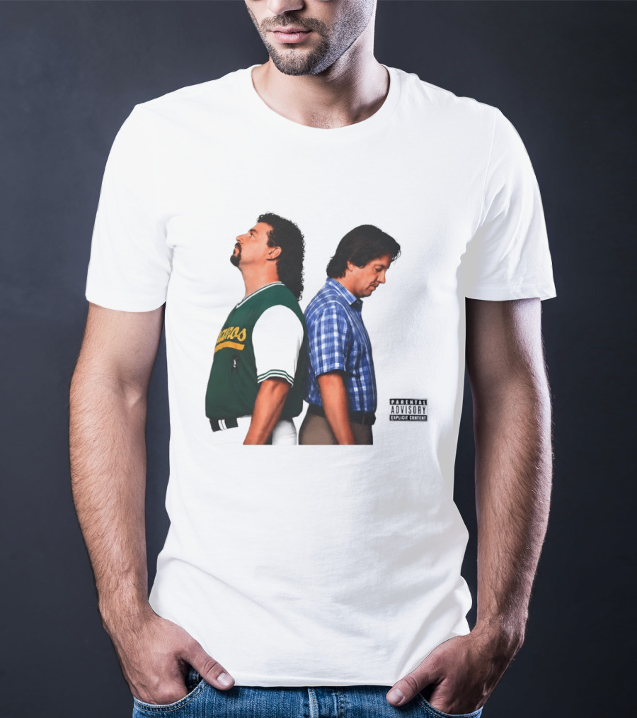 Kenny Powers Stevie Eastbound Bound And Down Parental Advisory Explicit Content T-Shirt