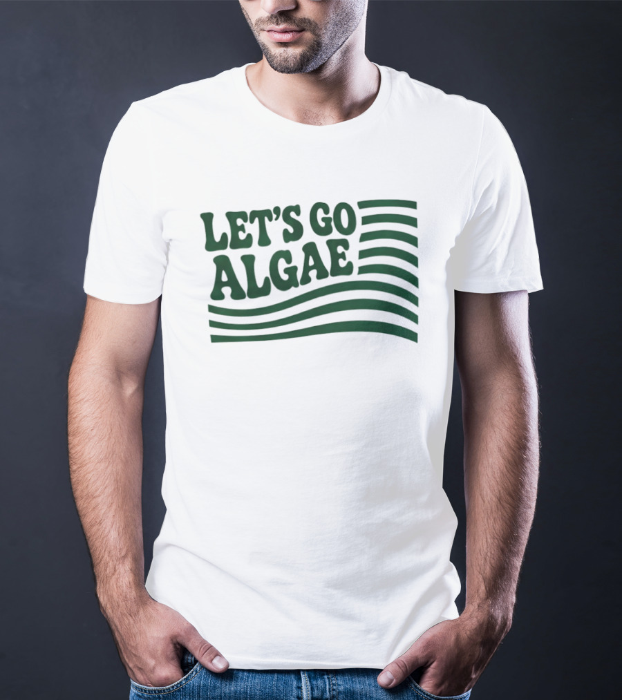 Let's Go Algae Reflecting Pool Green Again Team Algae T-Shirt