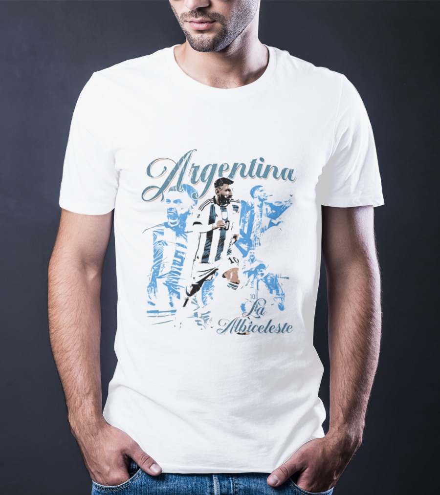 Argentina Lionel Messi Bootleg 10 T-Shirt