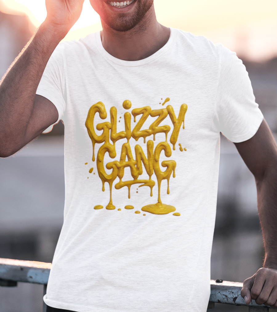 Glizzy Gang Mustard Drip T-Shirt
