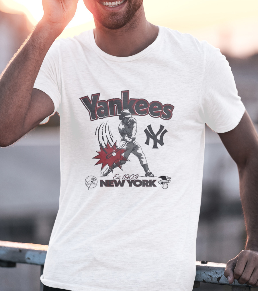 Yankees Est 1903 New York MLB Vintage Baseball Player T-Shirt