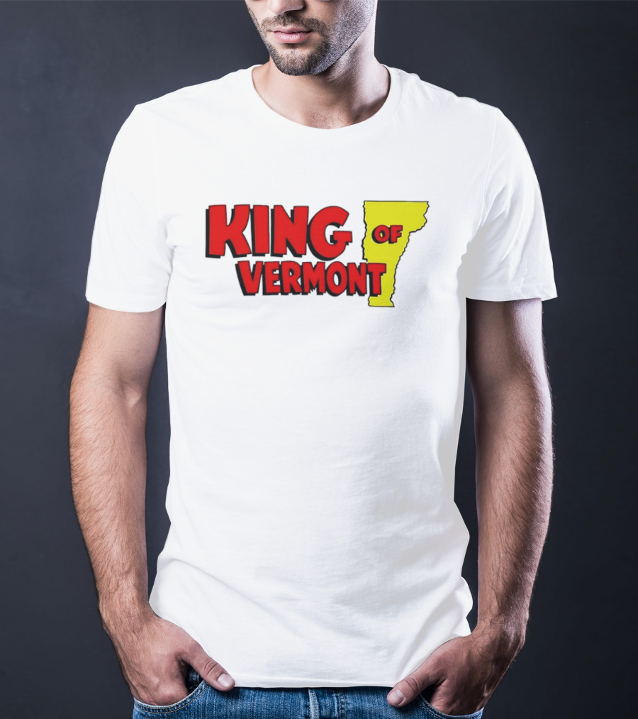 KING OF VERMONT Map T-Shirt