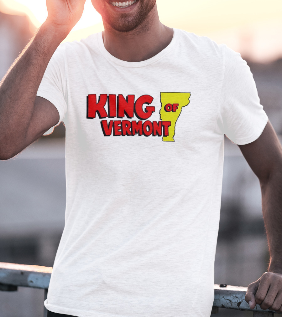 KING OF VERMONT Map T-Shirt