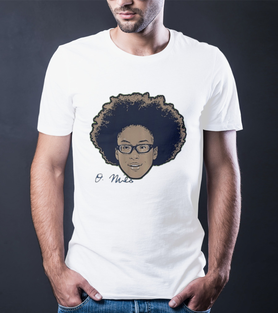 Olivia Miles Swag Afro Head WNBA Minnesota Lynx T-Shirt