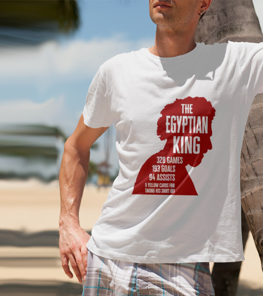 The Egyptian King Mohamed Salah 328 Games 159 Goals 94 Assists Liverpool FC Stats T-Shirt