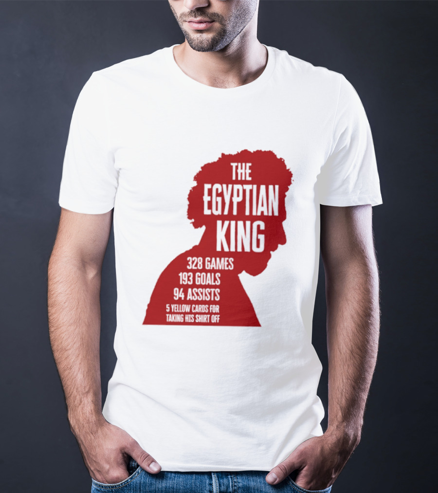 The Egyptian King Mohamed Salah 328 Games 159 Goals 94 Assists Liverpool FC Stats T-Shirt