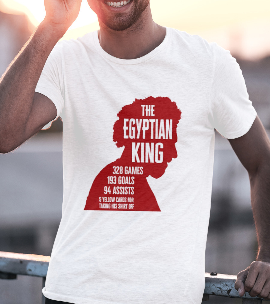The Egyptian King Mohamed Salah 328 Games 159 Goals 94 Assists Liverpool FC Stats T-Shirt