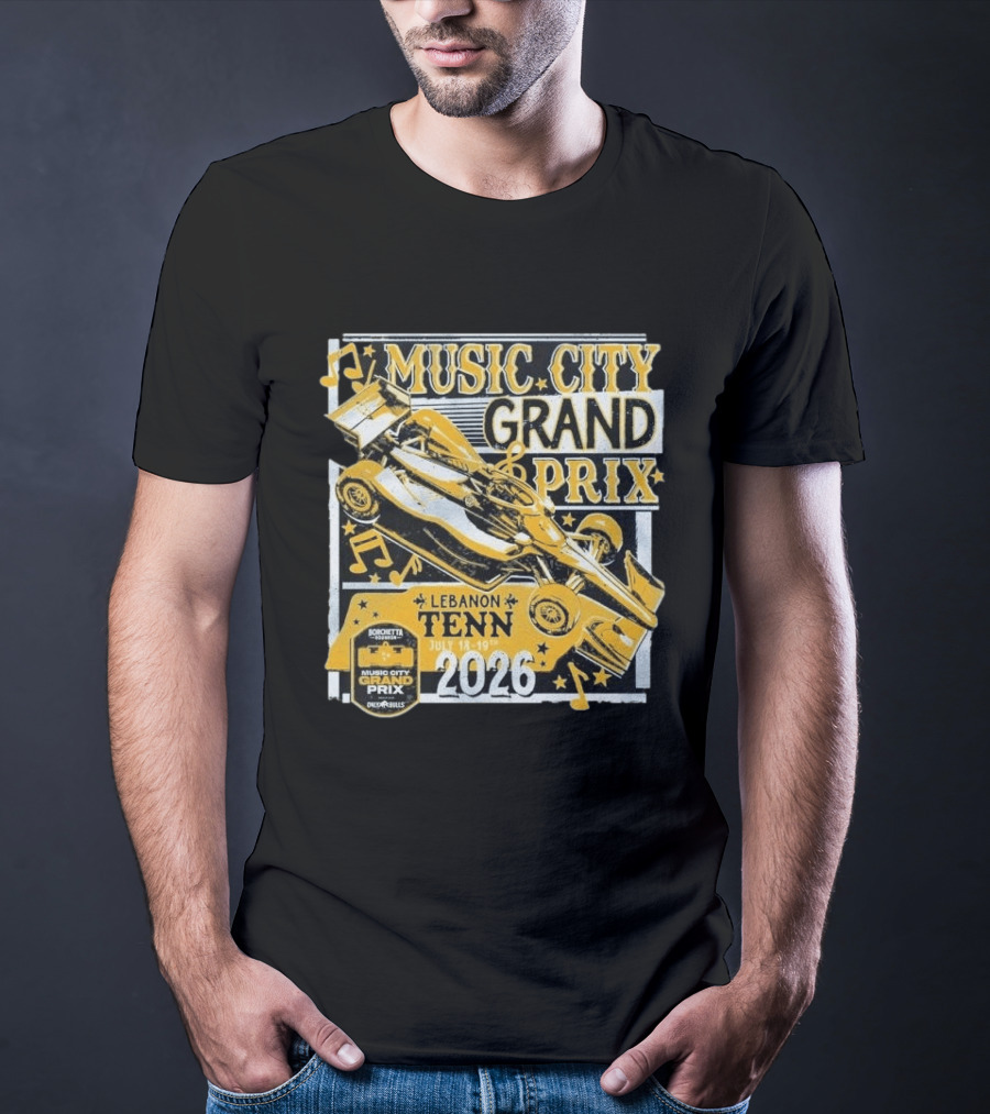 Borchetta Bourbon Music City Grand Prix Onlybulls Lebanon Tenn July 17 19 2026 T-Shirt