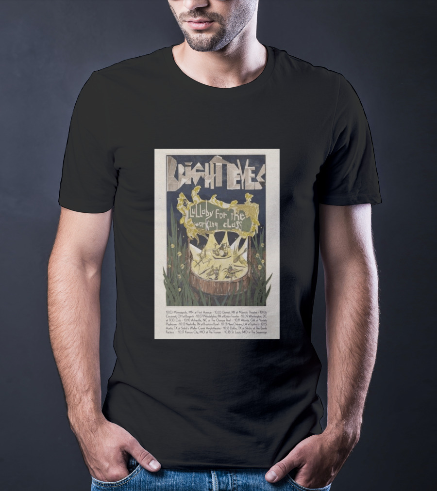 Bright Eyes Lullaby For The Working Class Tour 2026 Concert Dates T-Shirt