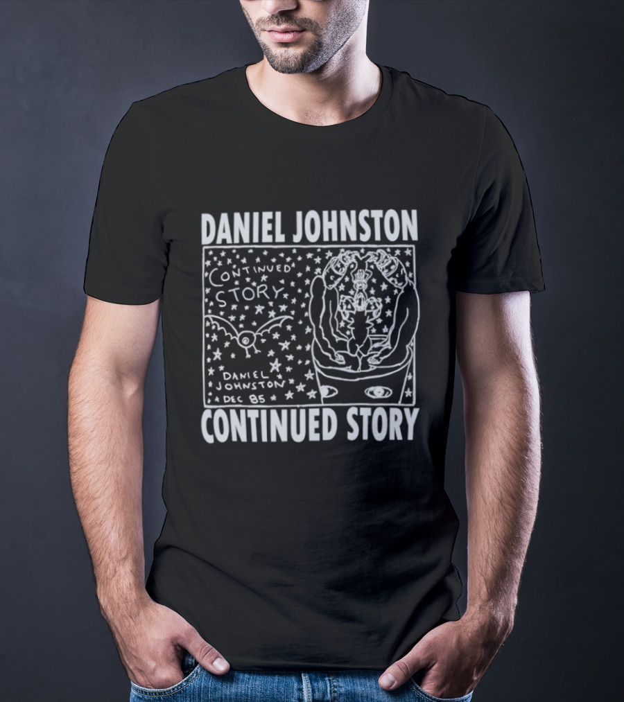 Daniel Johnston Continued Story December 1985 Starry T-Shirt