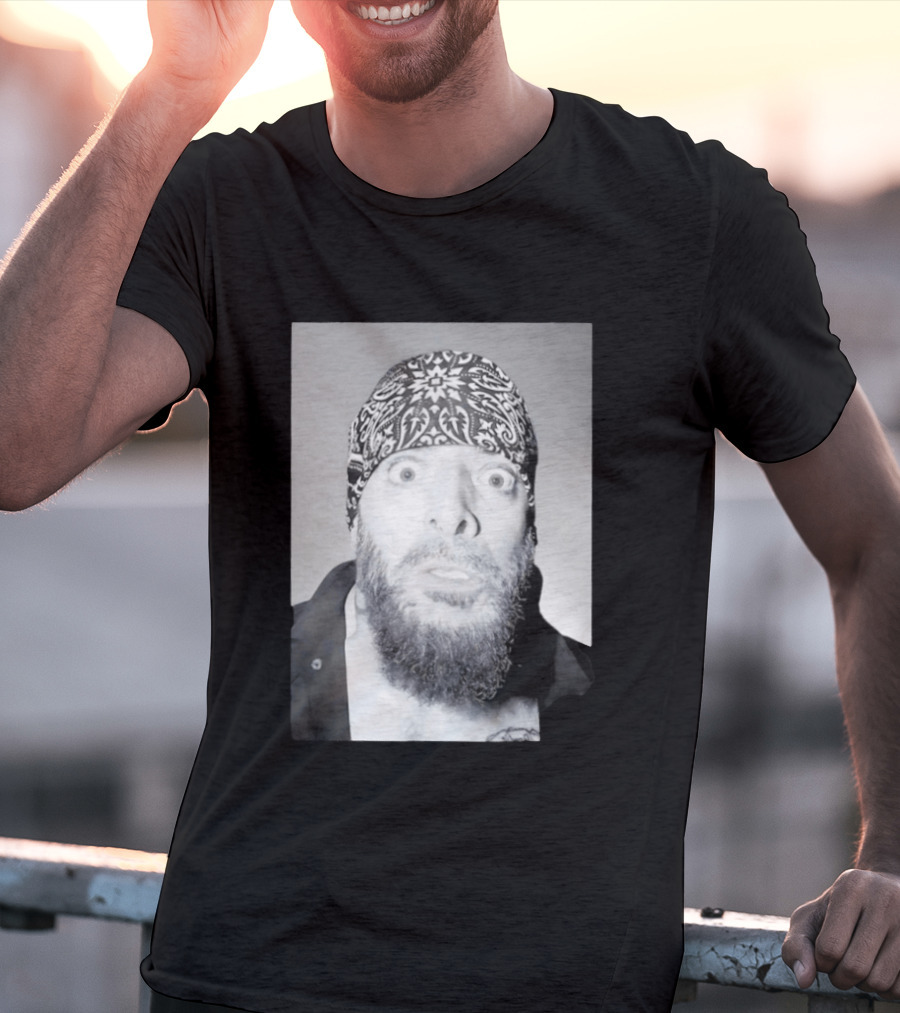 Mark Briscoe Yearbook Photo Bandana T-Shirt