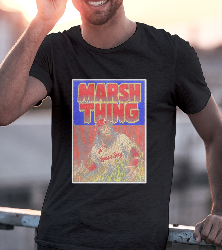 Marsh Thing Brandon Marsh Philadelphia Phillies Loose Sexy T-Shirt