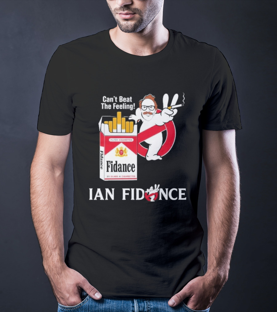 Ian Fidance Can't Beat The Feeling Ghostbusters Marlboro Cigarette T-Shirt