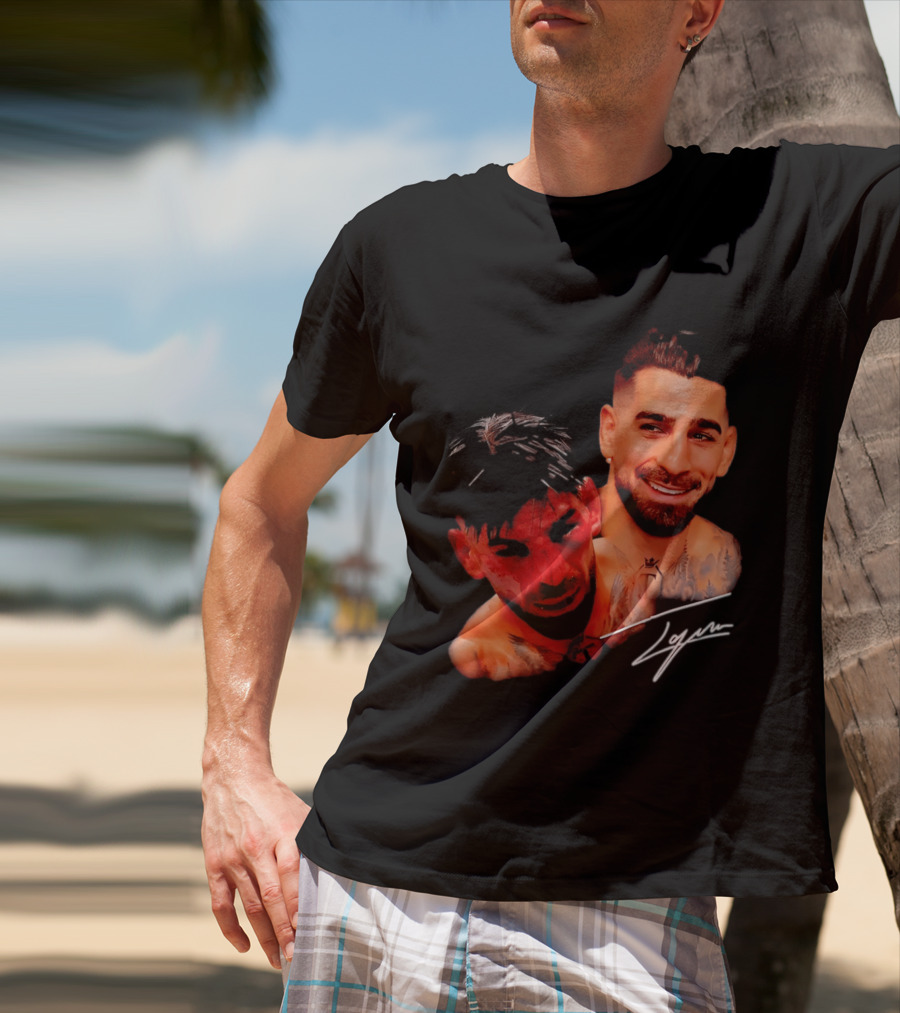 Ilia Topuria UFC Smiley Face And Bleeding Face Signature T-Shirt