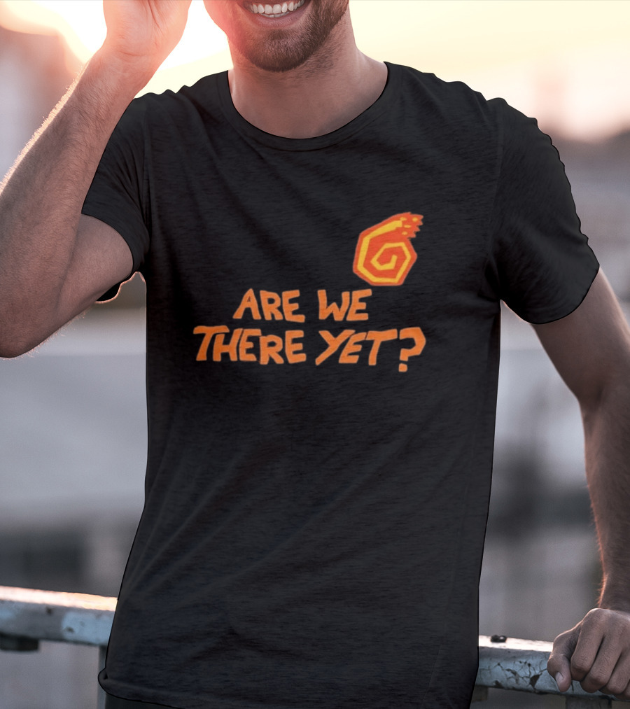 James Marriott Are We There Yet Orange Spiral T-Shirt