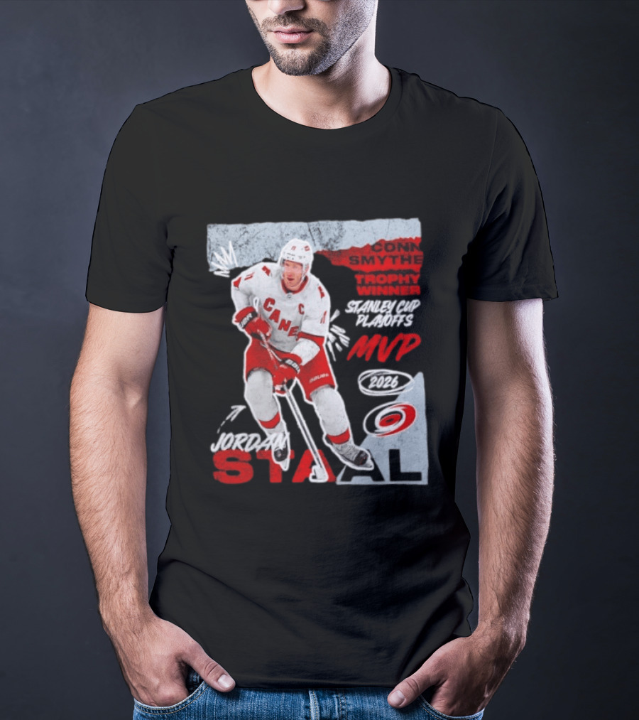Jordan Staal Carolina Hurricanes Conn Smythe Trophy Winner 2026 Stanley Cup Playoffs MVP 2021 T-Shirt