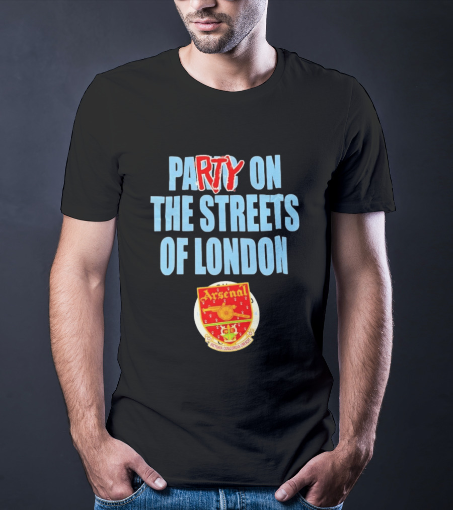 Arsenal Football Club Party On The Streets Of London T-Shirt