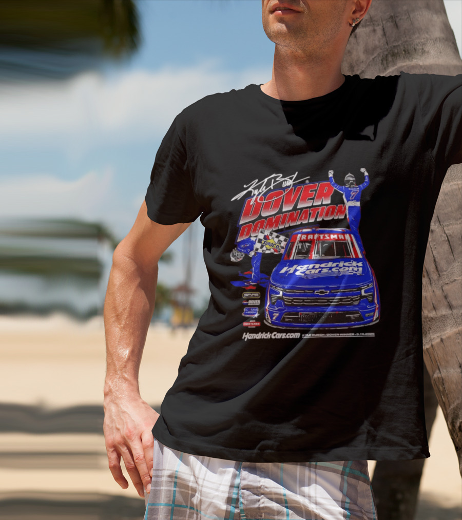 Kyle Busch Dover Domination HendrickCars.com NASCAR Craftsman Sunoco Racing T-Shirt