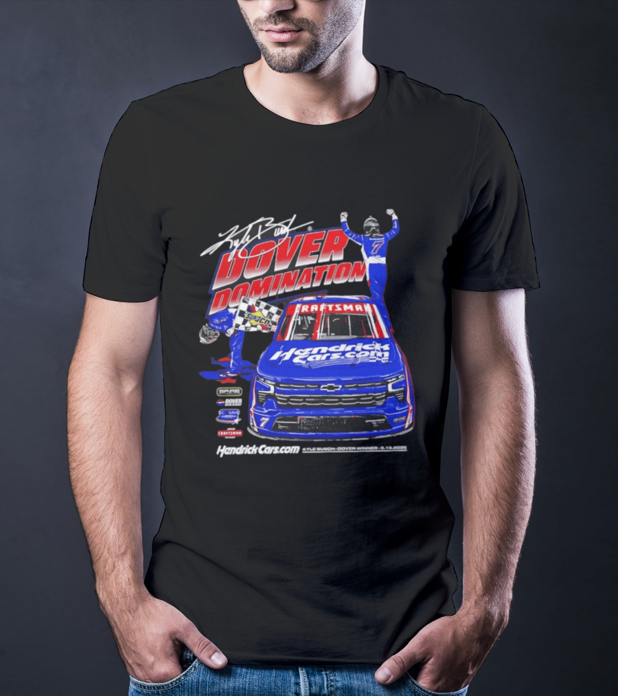 Kyle Busch Dover Domination HendrickCars.com NASCAR Craftsman Sunoco Racing T-Shirt