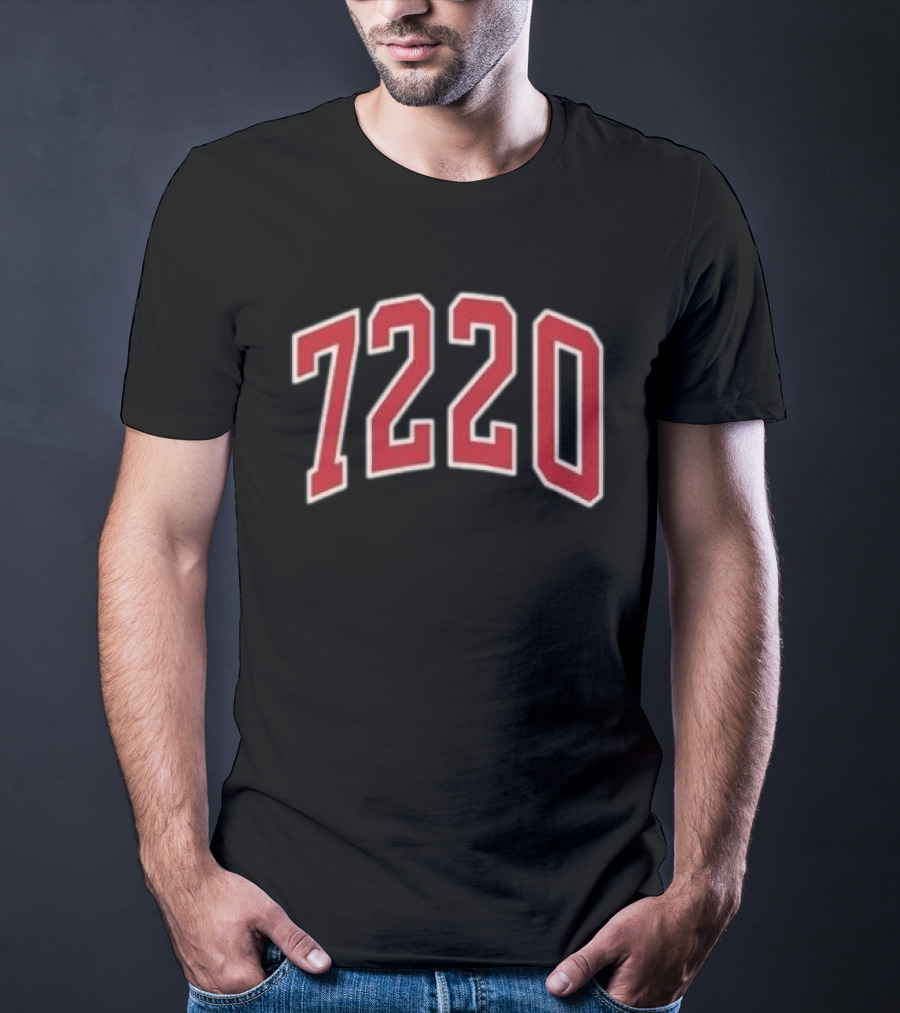 Lil Durk 7220 Tour Bicycle Red 7220 Numbers T-Shirt