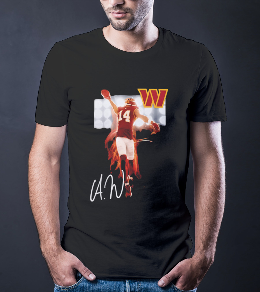 Washington Commanders Antonio Williams 14 AW Football Legacy Rookie T-Shirt