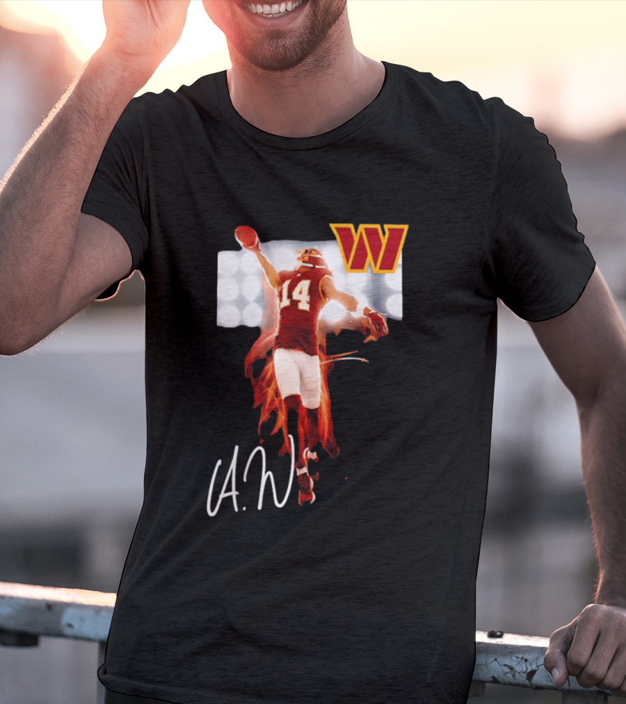 Washington Commanders Antonio Williams 14 AW Football Legacy Rookie T-Shirt